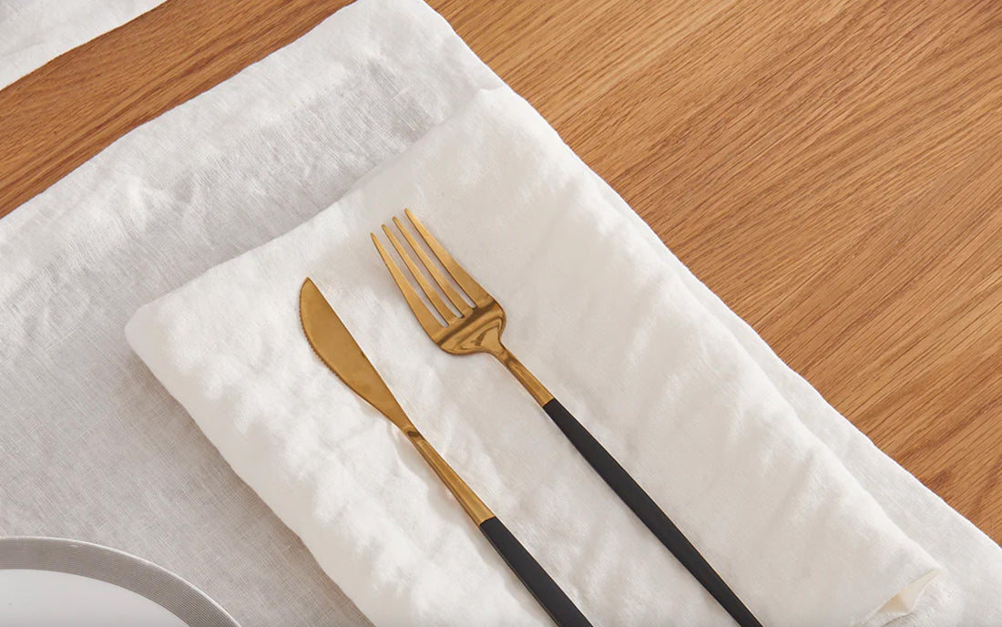 Ivory Linen Napkin and Placemat