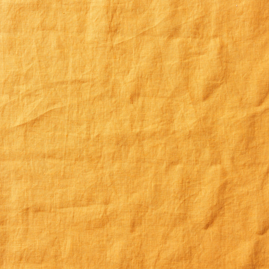 Tangelo Orange Linen Fabric by the Yard