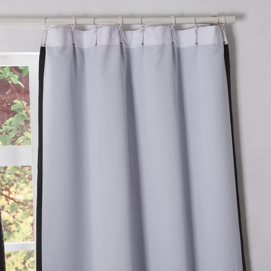 Blackout Back of Linen Curtains on Window
