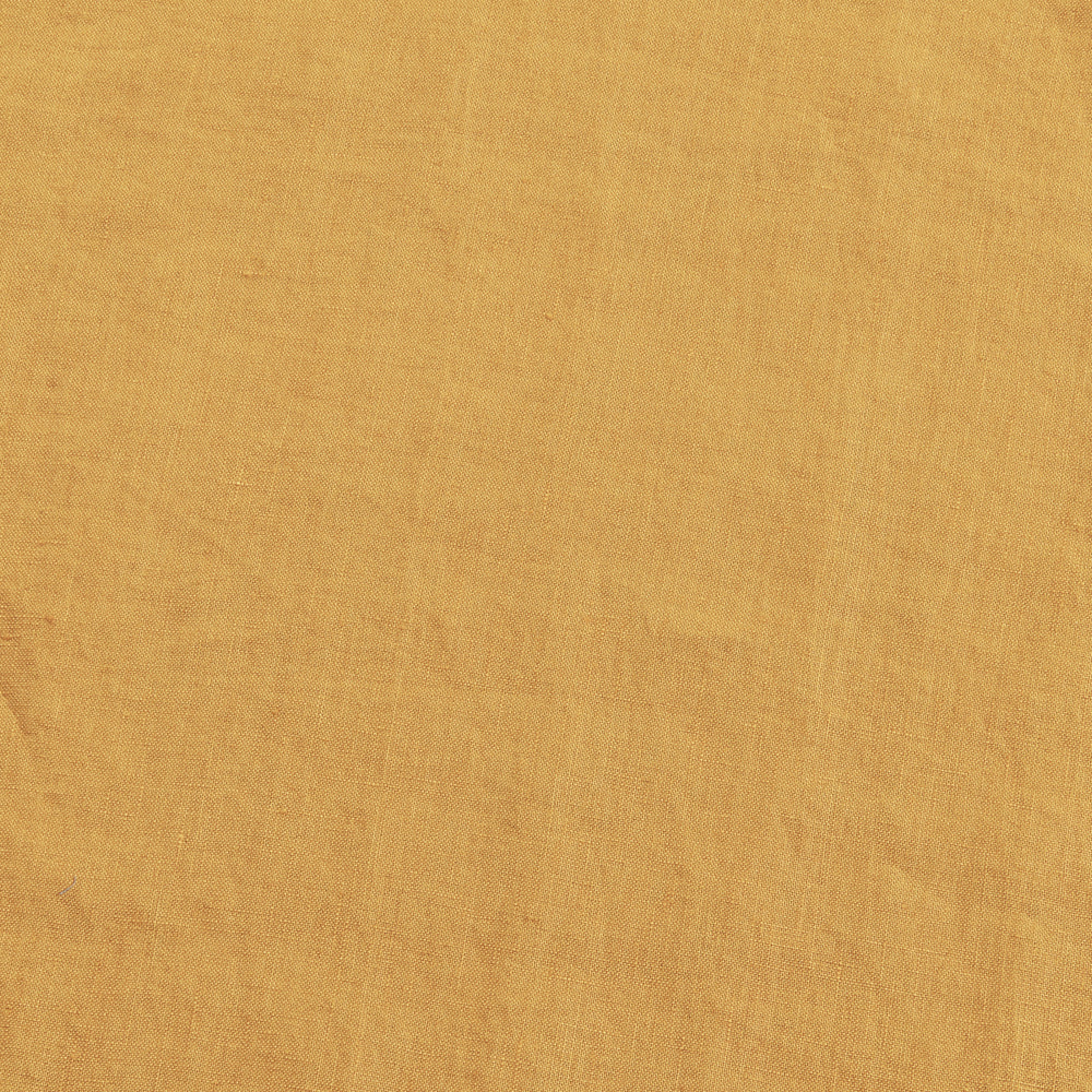 Mustard Linen Fabric by the Yard