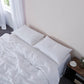 Bright White Linen Bedding with Envelope Pillowcases