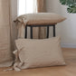 Natural 100% Linen Bow Ties Pillowcases