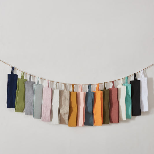 Linen Curtain Tieback Color Options