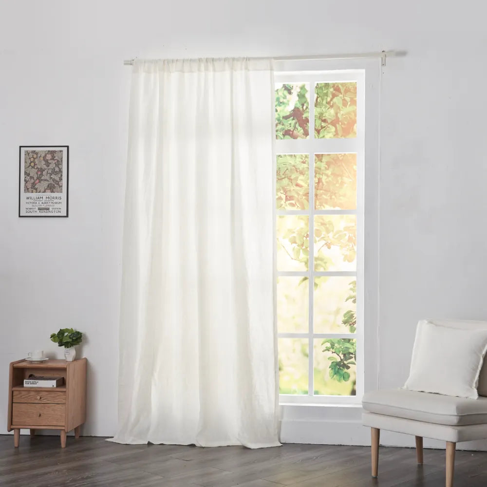 Made-to-measure Linen Curtain with No Lining