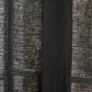 Linen Texture Detail on 100% Linen Curtain in Black