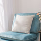 Cool Gray Linen Throw Pillow Cover