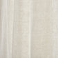 Cool Gray Linen Curtain Detail