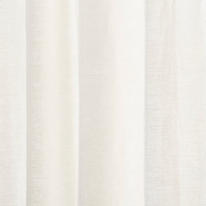 Ivory Linen Sustainable Curtain Texture