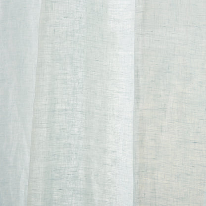 Texture Detail on Pale Blue Linen Drapery