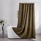 Olive Green Linen Shower Curtain