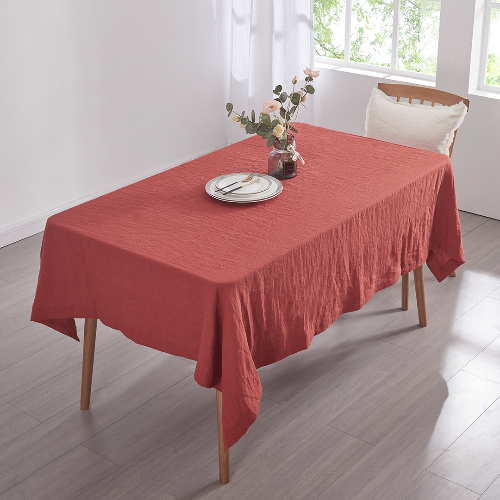 Made-to-measure Linen Tablecloth with Mitered Corner